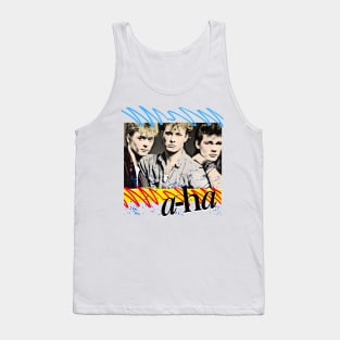 Original Vintage Styled 1980s A-Ha Design Tank Top